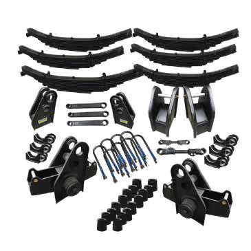 Suspensión Marca CR Tipo FUWA Tres Ejes Completa